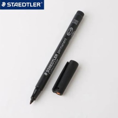 Staedtler 317 Lumocolor Permanent Marker M Felt Tip Waterproof Writing for CD Graffiti Metal Glass Office Supplies