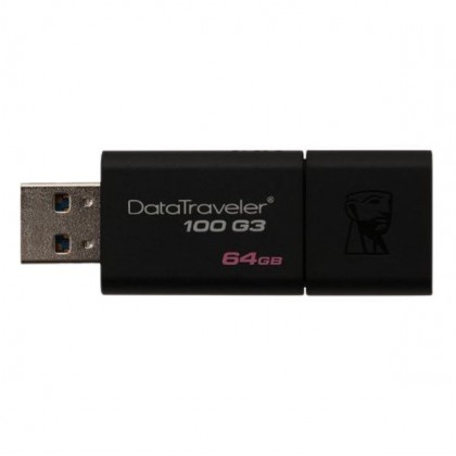 KINGSTON 64GB DATATRAVELER 100 G3 USB 3.0 FLASH DRIVE DT100G3 64GB