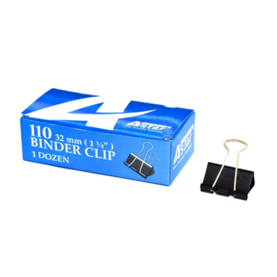 Astar Binder Clip 32mm (1 dozen per box)