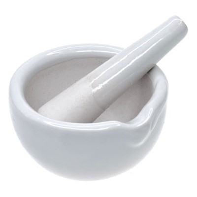 *Porcelain Mortar and Pestle with Spout - 300mm