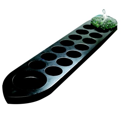 *Wooden Congkak with Marble