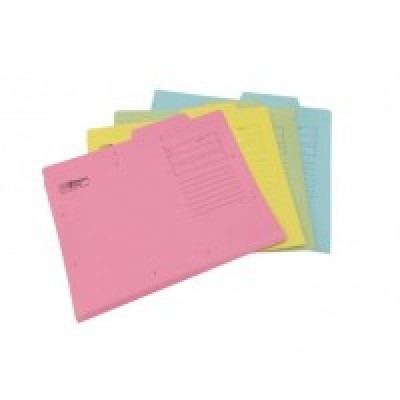 PL6025 Index Folder File 220g (Multi Colour)