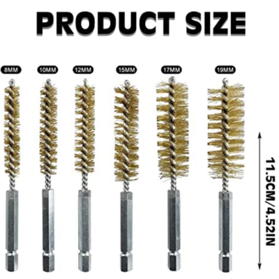 Round Wire Brush Diameter Stainless Steel Tube