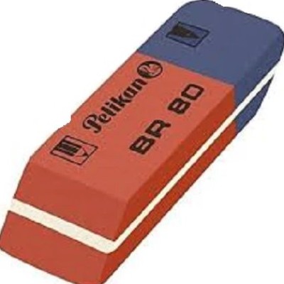Pelikan Rubber Eraser Red Blue BR40