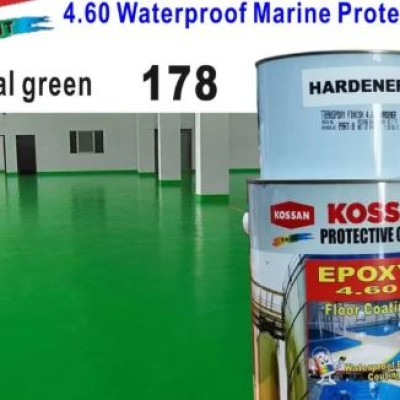 SIGNAL GREEN 178 ( 5L ) KOSSAN 4.60 EPOXY PAINT FLOOR COATING FINISH UNDERWATER MARINE PAINTING SYSTEM GUIDE