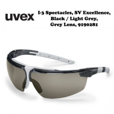 UVEX 9190.281 Safety Glasses, Grey Lens