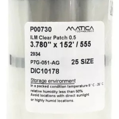 *Matica ILM-LS & ILM-DS 0.5mils Clear Patch Ribbon (DIC10178)