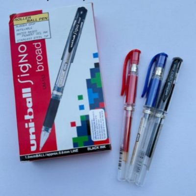 Uni-ball UM-153 UNIBALL UM153 UM 153 Signo Broad Gel Roller Ball Signature Pen 1.0mm