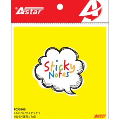 Astar Sticky Notes FC30300
