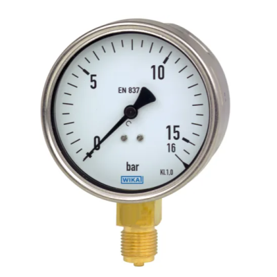 WIKA G 1 2 Analogue Pressure Gauge 40bar Bottom Entry 160mm Outside Diameter