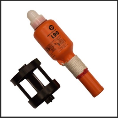 Daniamant L90 Lifebuoy Self Igniting Light c w Bracket c w Battery-LED (5D-Cell)