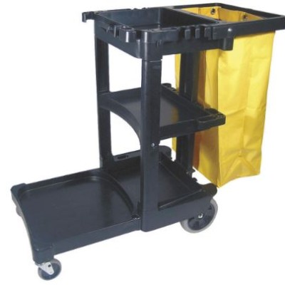 Rubbermaid FG617388BLA Janitorial Cleaning Trolley with Wringer