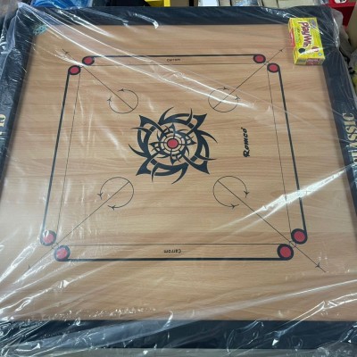 *ROMCO CLASSIC CARROM BOARD (WOODEN) SET