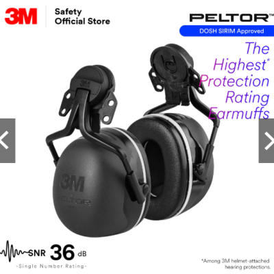 3M X5P5E PELTOR Premium Earmuffs, SNR 36 dB