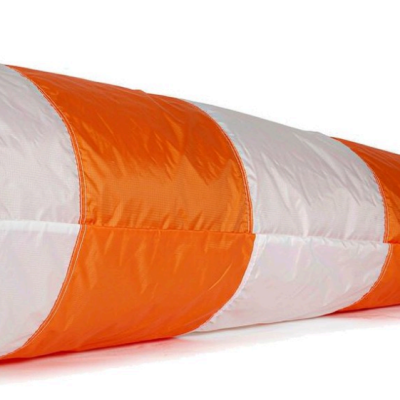 Windsock   Wind Sleeve, Fabric Sleeve Only, Inlet: 150 mm, Outlet: 300 mm, Length: 1,200 mm, Fixing Holes: 4  18 mm.