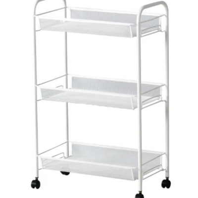 HORNAVANTrolley, white, 26x48x77 cm