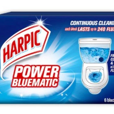 HARPIC Toilet Bowl Cleaner Power Bluematic 50g Jumbo 6s