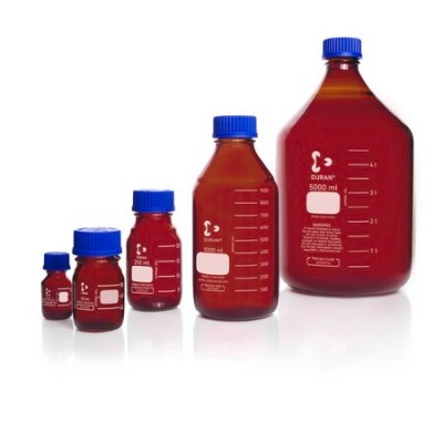DURAN graduated amber laboratory bottle 21806.5451, 1L, 10 pcs per pack