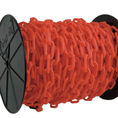 MR. CHAIN 30105 Plastic Chain 1-1 2 Inch x 200 Feet Red
