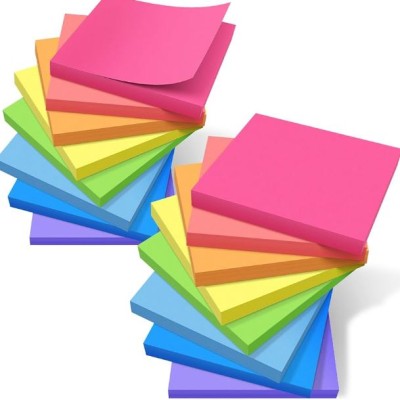 3M Post-it Notes - Multi Colour 3x3 consist of 100sheets pad (6pads packet)