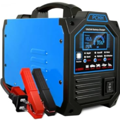 PCHH 12V 24V Car Battery Heavy Duty, 0-15A