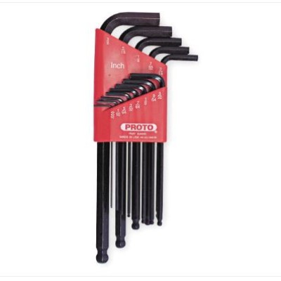 PROTO J4995 13 Piece Round Head Hex Key Set