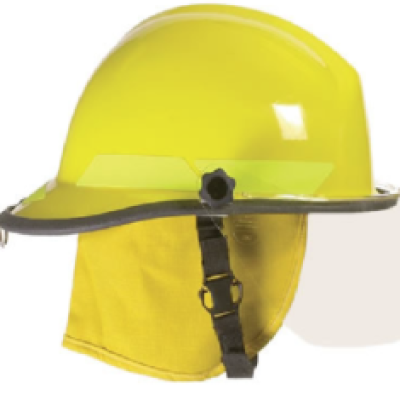 Bullard LTXYLW Deluxe Fire Helmet Yellow