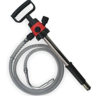 OIL SAFE 102308 Premium Pump, Red Hand Held