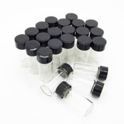 5pcs 5ml Transparent Glass Small Sample Bottle Laboratory Liquid Vial
