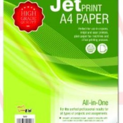 "PAPER A4 JET PRINT 100GSM  50S   BRAND: UNI PAPER"