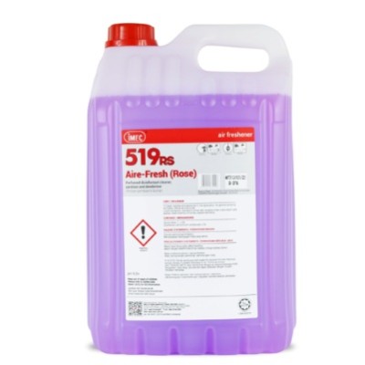 IMEC 519 Aire Fresh, Perfume Disinfectant Cleaner, Sanitizer and Deodorizer 10L - ROSE