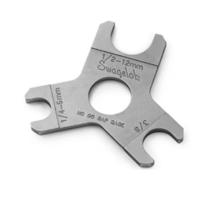 Gap Inspection Gauge, 1 4 in., 3 8 in., 1 2 in., 6 mm and 12 mm Female Nuts