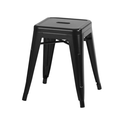 loft Metal Bar Stool in Black