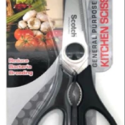 3M Scotch Stainless Steel Kitchen 8" Scissors HKS38 Reduce Bacteria Breeding General Purpose Kitchen Scissors