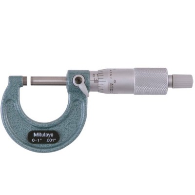 Mitutoyo 103-177 External Micrometer, Range 0 1 in