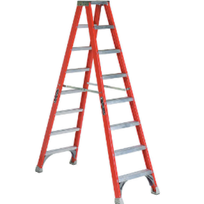 LOUISVILLE FM1508 Double Sided Stepladder Fg 8 Feet Height 300 Lb. Capacity