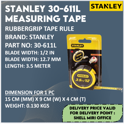 STANLEY 30-611L  MEASURING TAPE