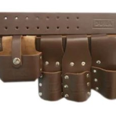 DURA Scaffold Leather Belt ( BROWN)
