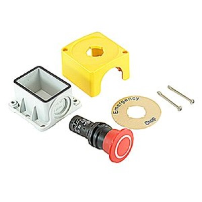 *ABB Emergency Stop Push Button, 2NC Contacts, Surface Mount - Compact Series - CEPY1-2001