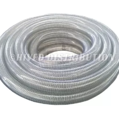 PVC SPRING HOSE SIZE: 2" x 100FT