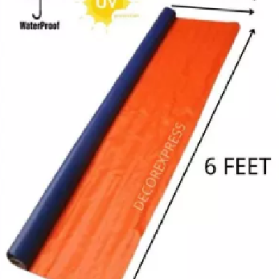 CANVAS, ORANGE BLUE, 72" X 91M