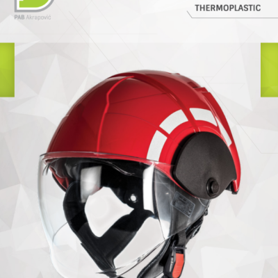 PAB Fire Compact Helmet Red