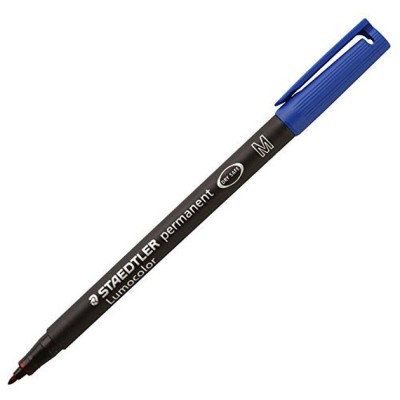 Staedtler Lumocolor Permanent Marker 317 M (BLUE)