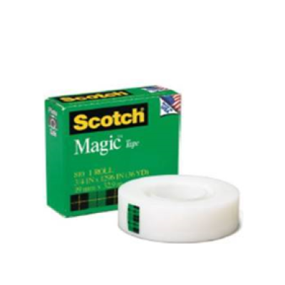Scotch 810 Magic Tape 3 4" x 36Yds (19mm x 32.9m)