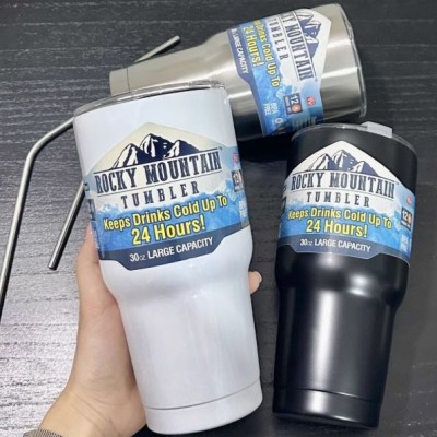 Big Mac thermos cup large capacity ice cup 304 stainless steel water cup