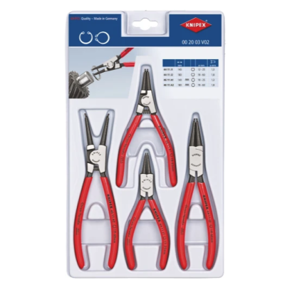 Knipex4pc Circlip Plier Set