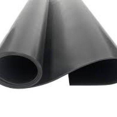 Neoprene Rubber Sheet 10mm Thick Black Color hardness 60 shoreA Chloroprene Rubber (CR) Smooth Surface