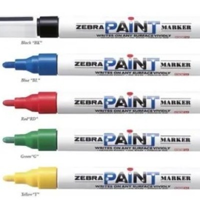 ZEBRA 5 color Permanent Oil Paint Marker Pens