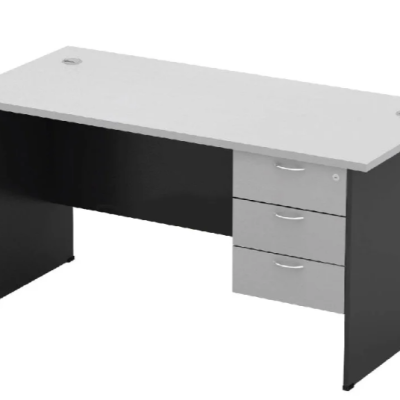 4FT WOOD LEG STANDARD TABLE WITH FIXED PEDESTAL SET