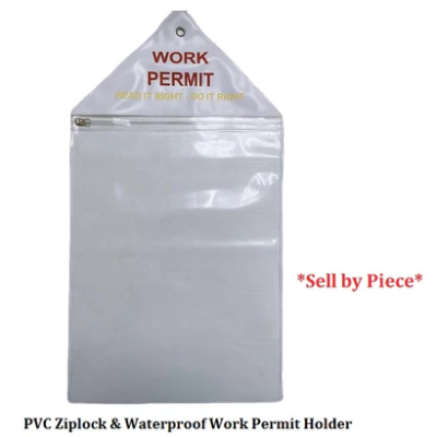 A4 Permit Holder PTW PVC Ziplock
